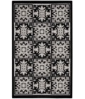 Nourison Aloha Black White ALH34 2 ft. 8 in. X 4 ft. Rectangle Rug