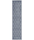 Nourison Home Nourison Essentials Blue Ivory NRE04 2 ft. 2 in. X 7 ft. 6 in. Rectangle Rug