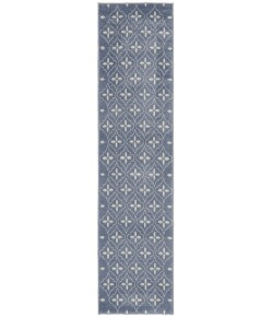 Nourison Home Nourison Essentials Blue Ivory NRE04 2 ft. 2 in. X 7 ft. 6 in. Rectangle Rug