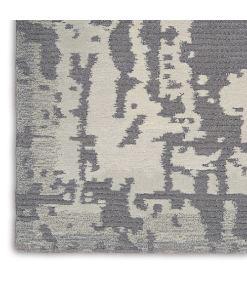 Nourison Symmetry Area Rug SMM02-Grey/Beige