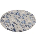 Nourison Aloha Blue Grey ALH31 7’10” Round Rug