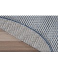 Nourison Courtyard Ivory Blue COU01 5 ft. Round Rug