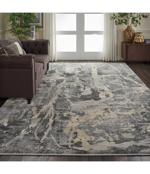 Nourison FUSION Area Rug Nourison Fusion Area Rug FSS10-Grey