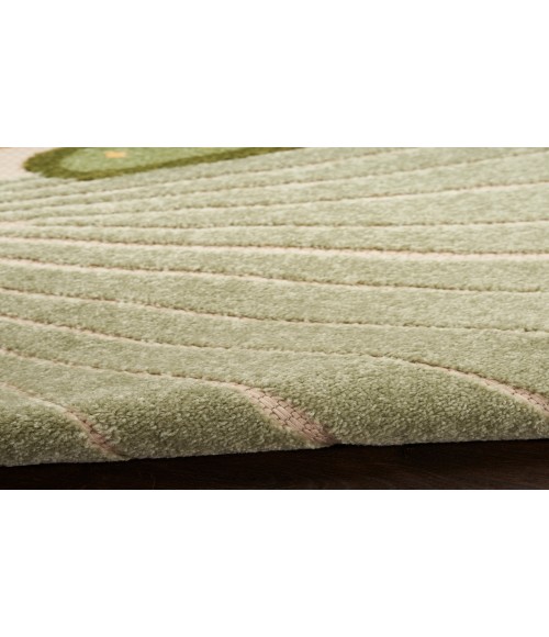 Nourison Aloha Green Yellow ALH24 7 ft. 10 in. Round Rug