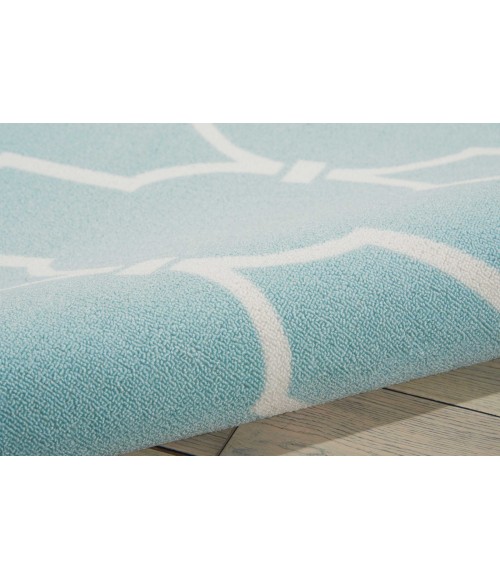 Nourison Home & Garden Area Rug RS087 Aqua 10' x 13'