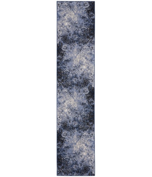 Nourison Passion Area Rug PSN10 Light Blue Black
