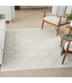 Nourison Easy Care - Nes01 Ivory White Area Rug 6 ft. X 9 ft. Rectangle