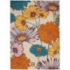 Nourison Allur - Alr06 Ivory Multicolor Area Rug 5 ft. 3 X 7 ft. 3 Rectangle