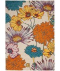 Nourison Allur Area Rug ALR06-Ivory Multicolor