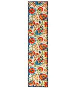 Nourison Aloha - Alh17 Multicolor Area Rug 2 ft. 3 X 10 ft. Rectangle