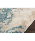Nourison MAXELL Area Rug Nourison Maxell Runner Area Rug MAE13-Ivory/Teal