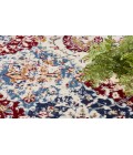 Nourison Grafix Blue Multicolor GRF31 5 ft. 3 in. Round Rug
