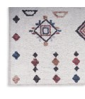 Nicole Curtis Machine Washable Series 1 Area Rug SR108 Ivory/Multi