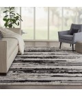 Nourison TEXTURED CONTEMPORARY Area Rug Nourison Textured Contemporary Area Rug TEC02-Ivory/Charcoal