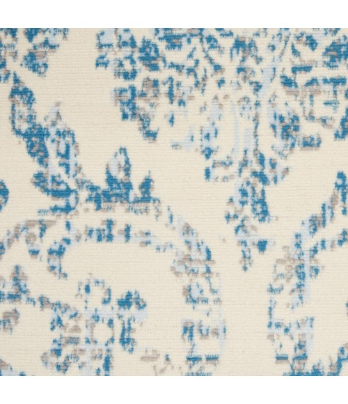 Nourison Jubilant Area Rug JUB09-Ivory/Blue