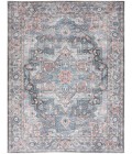 Nicole Curtis Machine Washable Series 1 Area Rug SR101 Blue 8' x 10'