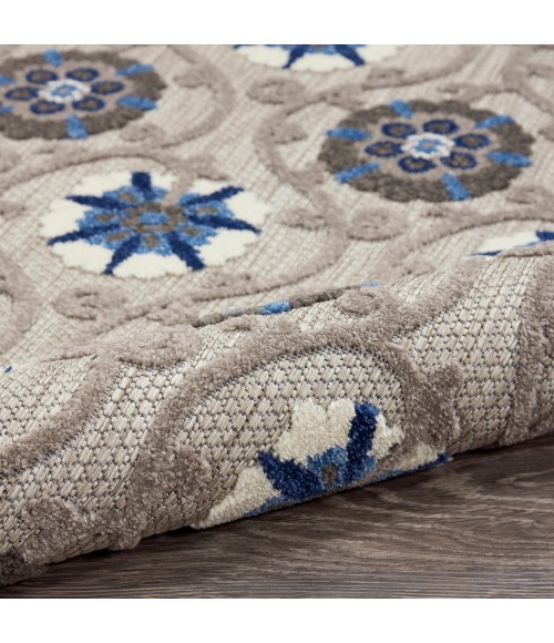 Nourison Aloha Area Rug ALH19 Grey/Blue