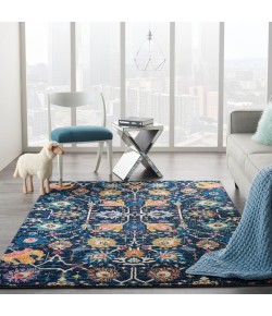 Nourison Passion - Psn01 Navy Area Rug 3 ft. 9 X 5 ft. 9 Rectangle