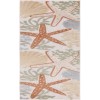 Nourison Aloha Ivory Multicolor ALH24 2 ft. X 6 ft. Rectangle Rug