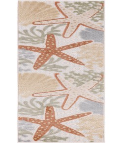 Nourison Home Aloha ALH24 Ivory Multicolor 2 ft. X 6 ft. Area Rug