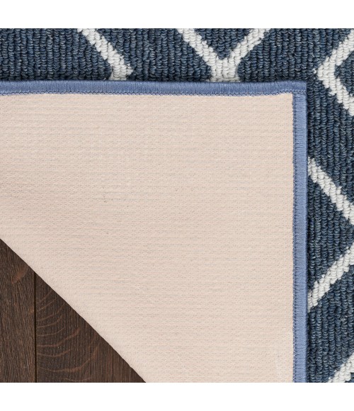 Nourison Modern Lines Area Rug MOL01 Denim
