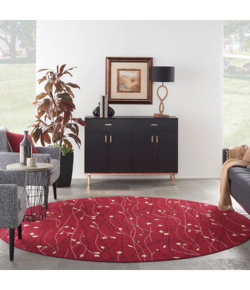 Nourison Grafix Area Rug GRF15-Red