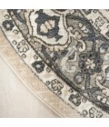 Nourison Quarry Ivory Blue QUA05 8 ft. X Round Rug