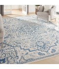 Elation Area Rug Nourison Elation Area Rug ETN10 Ivory Blue 7'10" x 9'10"