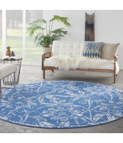 Nourison Whimsicle - Whs05 Blue Area Rug 8 ft. X Round