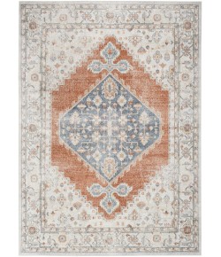 Nourison Home Astra Machine Washable ASW11 Grey Multicolor 6 ft. 7 in. X 9 ft. Area Rug