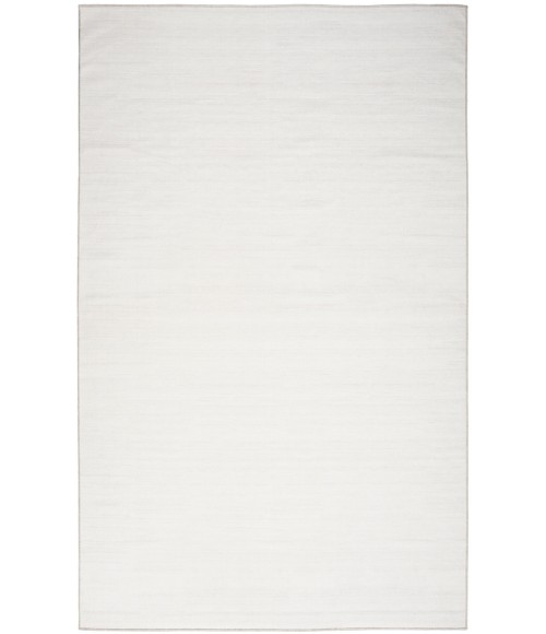 Nourison Washable Essentials Ivory Grey WAE01 7 ft. 10 in. X 9 ft. 10 in. Rectangle Rug