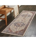 Nourison RESEDA Area Rug Nourison Reseda Runner Area Rug RES01-Cream