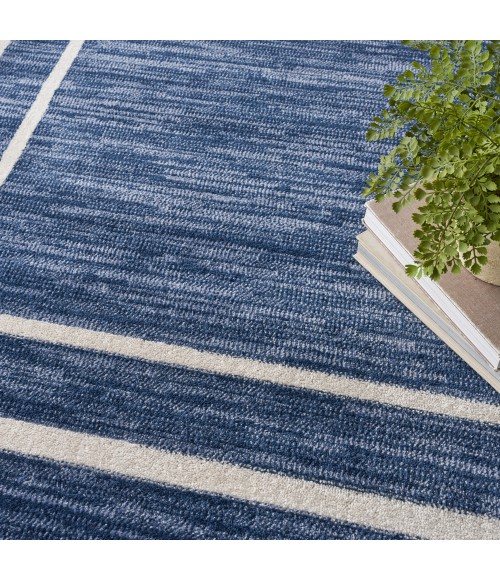 Nourison Nourison Essentials Area Rug Nourison Nourison Essentials Area Rug NRE02 Navy/Ivory