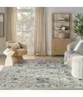 Nourison Home Washable Decor Blue Taupe WSD12 9 ft. X 12 ft. Rectangle Rug
