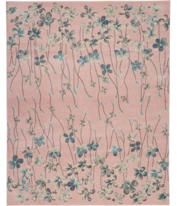 Nourison Tranquil(Traql) - Tra04 Pink Area Rug 8 ft. X 10 ft. Rectangle