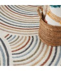 Nourison Astra Machine Washable Area Rug Nourison Astra Machine Washable Area Rug ASW08 Ivory/Multi