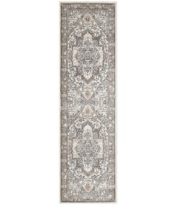 Nourison Concerto Ivory Grey Taupe CNC18 2 ft. 2 in. X 7 ft. 6 Rect. Rug