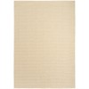 Nourison Tulum Cream TLM03 4 ft. X 6 ft. Rect. Rug