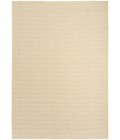 Nourison Tulum Cream TLM03 5 ft. 3 in. X 7 ft. Rect. Rug