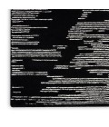 Michael Amini Ma30 Star Area Rug SMR02 Black Ivory 4' x 6'