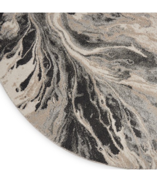 Nourison ELEGANCE Area Rug Inspire Me! Home Décor Elegance Round Area Rug FAR01-Multicolor