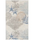 Nourison Seaside Ivory Grey Blue SDS04 3 ft. X 5 ft. Rect. Rug