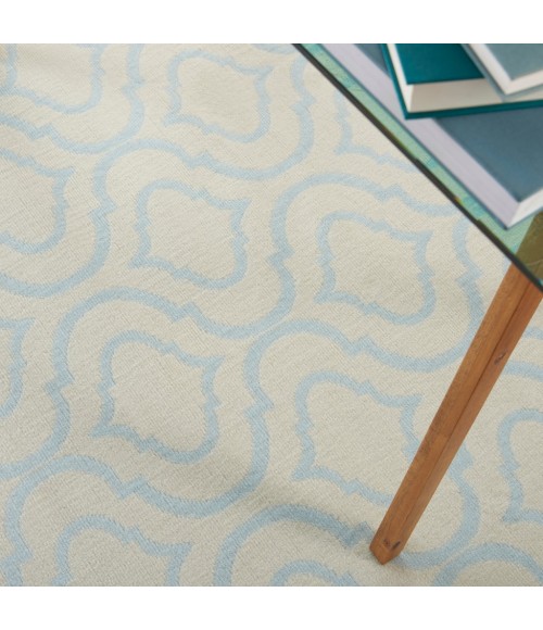 Nourison Jubilant Area Rug JUB19-Ivory/Blue