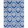 Nourison Whimsicle - Whs01 Blue Area Rug 4 ft. X 6 ft. Rectangle