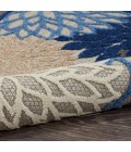 Nourison Aloha Round Area Rug ALH05-Blue/Multicolor
