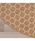 Nourison Twist Reversible Natural TWS01 8 ft. X Round Rug