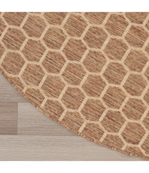 Nourison Twist Reversible Natural TWS01 8 ft. X Round Rug