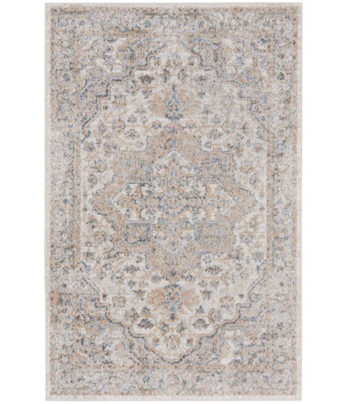 Nourison Astra Machine Washable Area Rug ASW12 Silver Grey