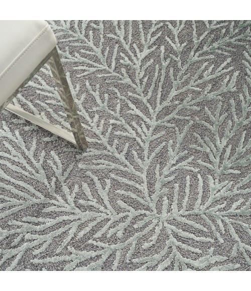 Michael Amini Ma30 Star Area Rug SMR03 Slate/Teal 5'3" x 7'3"