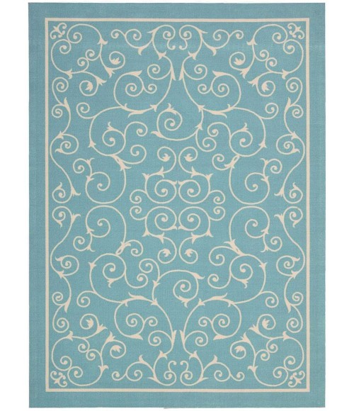 Nourison HOME & GARDEN Area Rug Nourison Home & Garden Area Rug RS019-Light Blue
